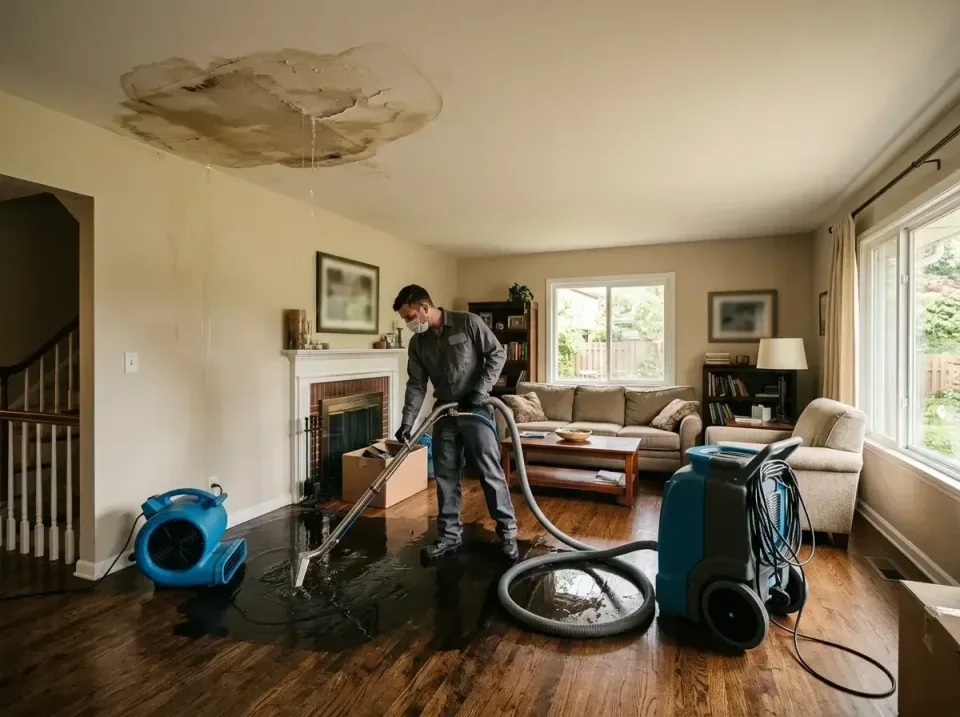 attic-pipe-burst-ceiling-drip-008 — frequently asked questions, Water Damage Restoration & Carpet Care in Mason City, IA